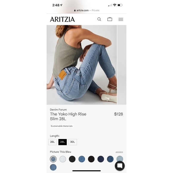 Aritzia Denim - Aritzia Denim Forum - Yoko High Rise Jeans